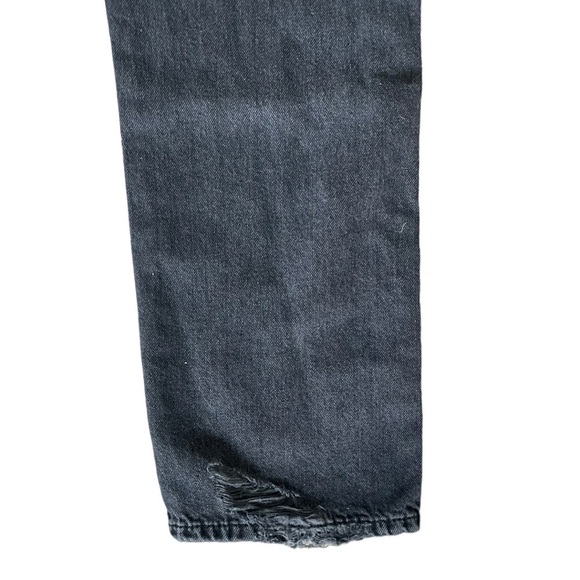 DL1961 Emilie Ultra High Rise Distressed Black 26 - Picture 8 of 8